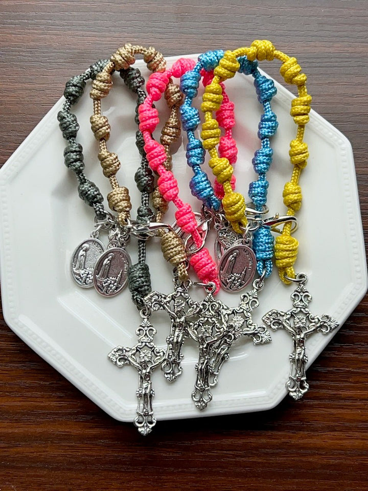 Pocket Rosary - PR73 - TR - GOLD - Knots of Grace