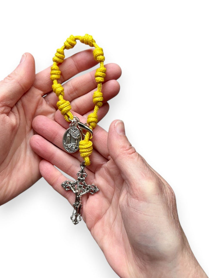Pocket Rosary - PR73 - TR - GOLD - Knots of Grace