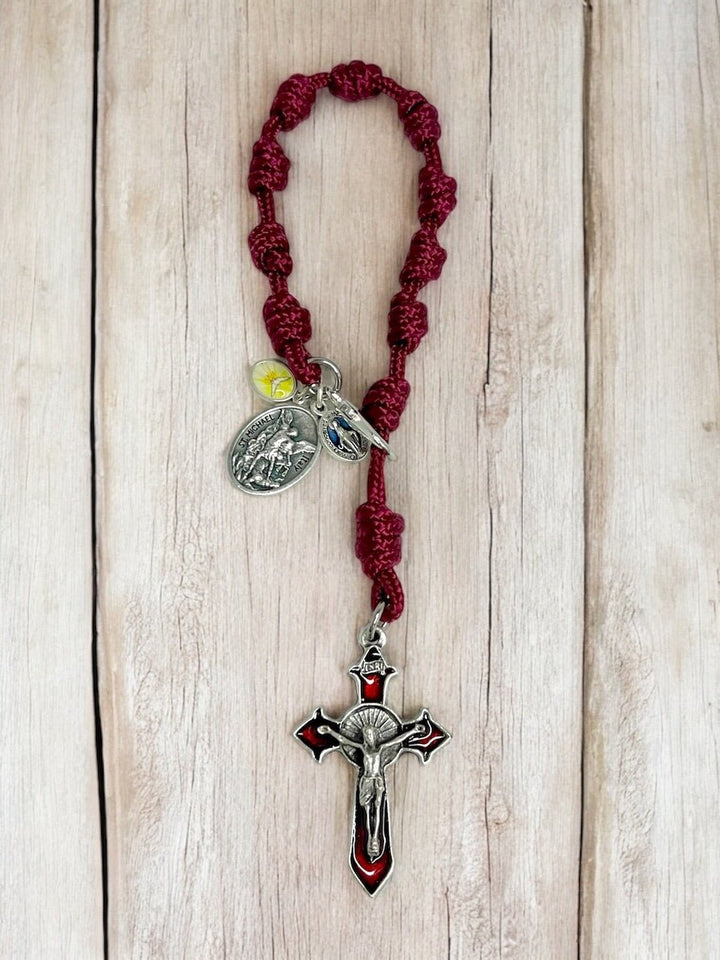 Pocket Rosary - PR67 - TR - BU - Knots of Grace