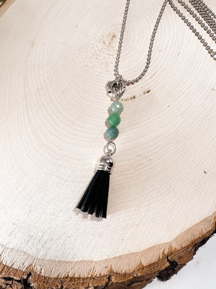 Jewelry - N-3Bead-POPPY-3 - Knots of Grace