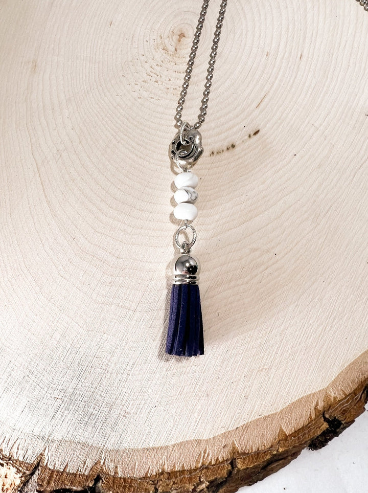 Jewelry - N-3Bead-POPPY-5 - Knots of Grace