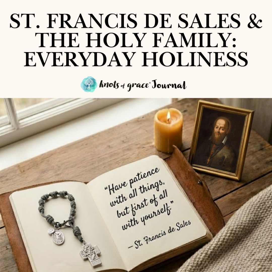 A Simple February Prayer St. Francis de Sales  Knots of Grace Journal Blog