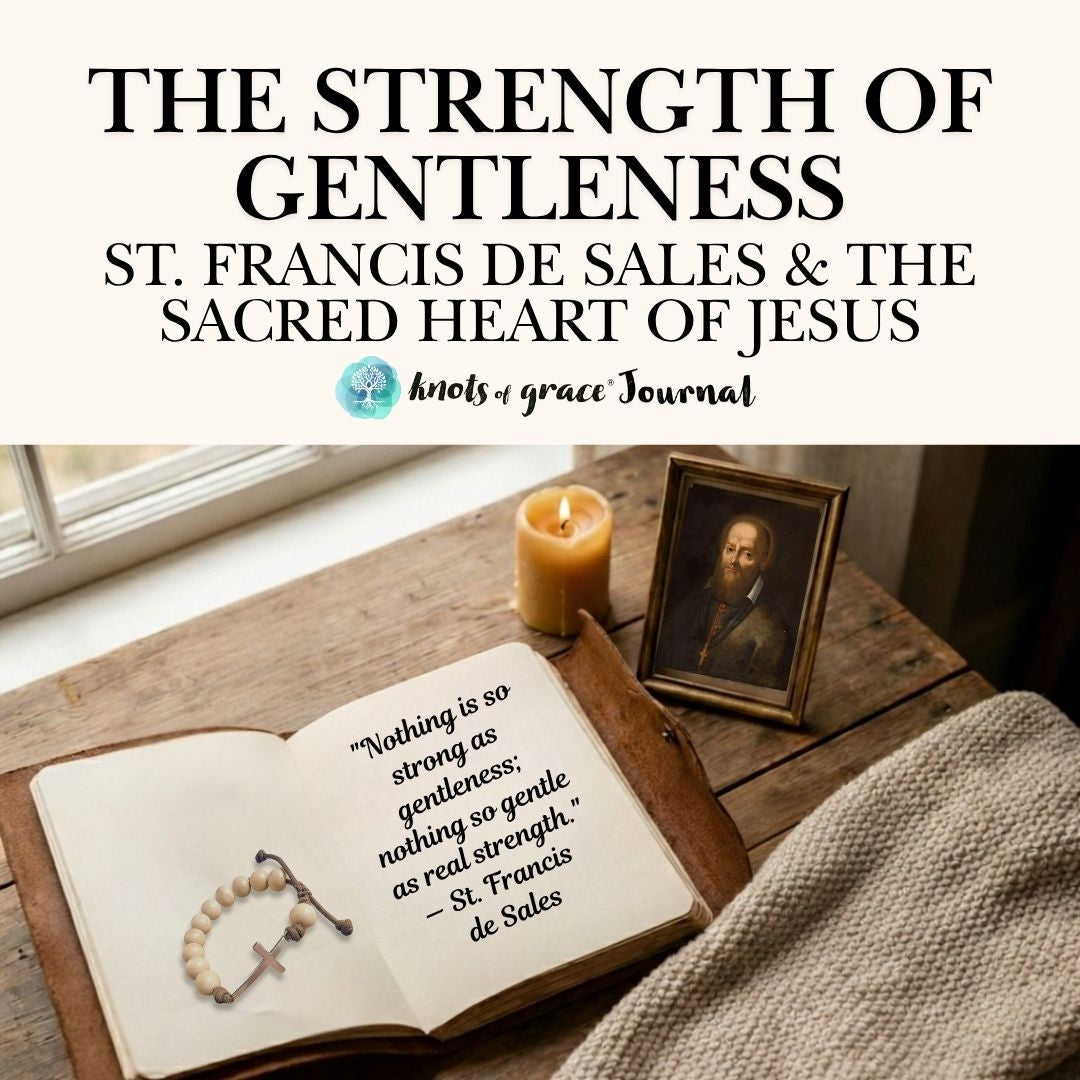 A Simple June Prayer St. Francis de Sales - Knots of Grace Journal Blog