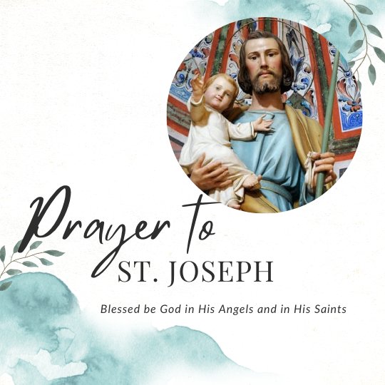 Prayer to St. Joseph - Knots of Grace