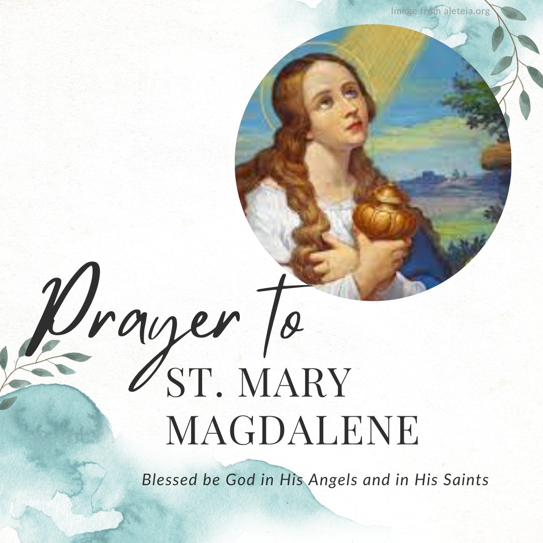 Prayer to St. Mary Magdalene - Knots of Grace