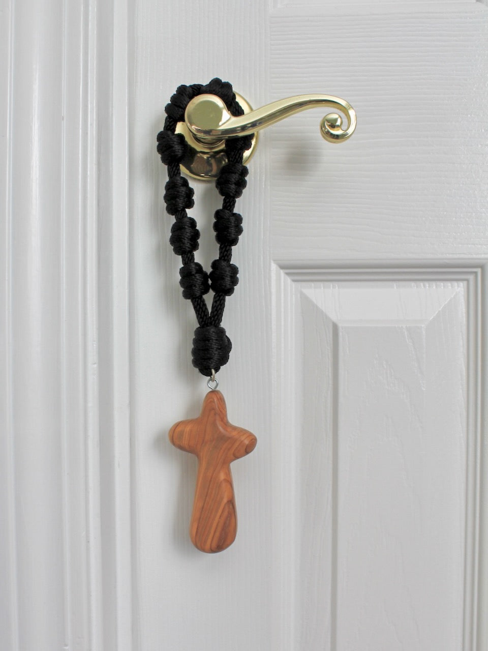 Sacred Simplicity Olive Wood Door Rosary