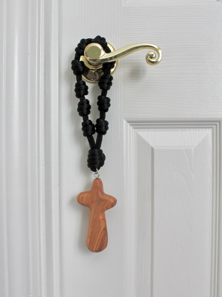 Sacred Simplicity Olive Wood Door Rosary