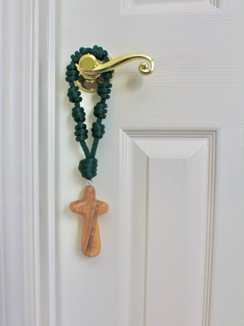 Sacred Simplicity Olive Wood Door Rosary