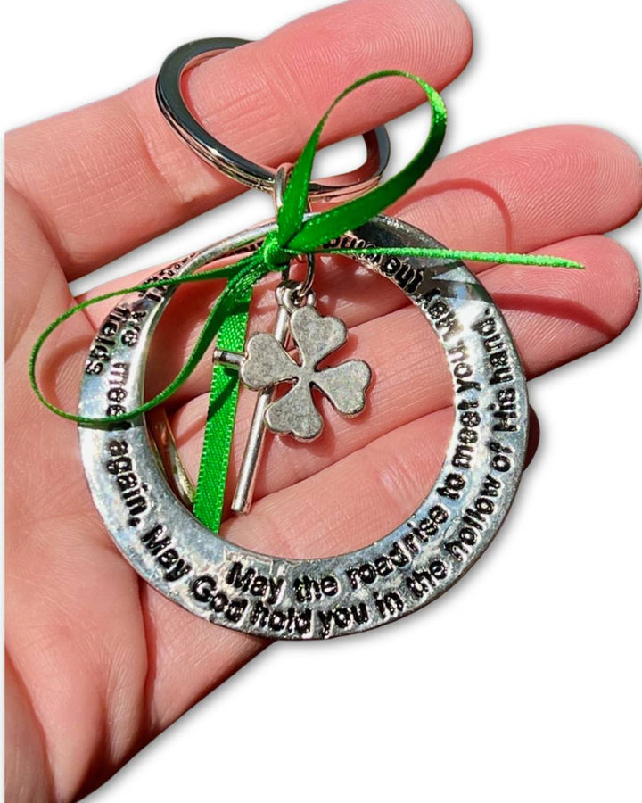 May the Road Rise up to Meet You, Irish Blessing Keyring