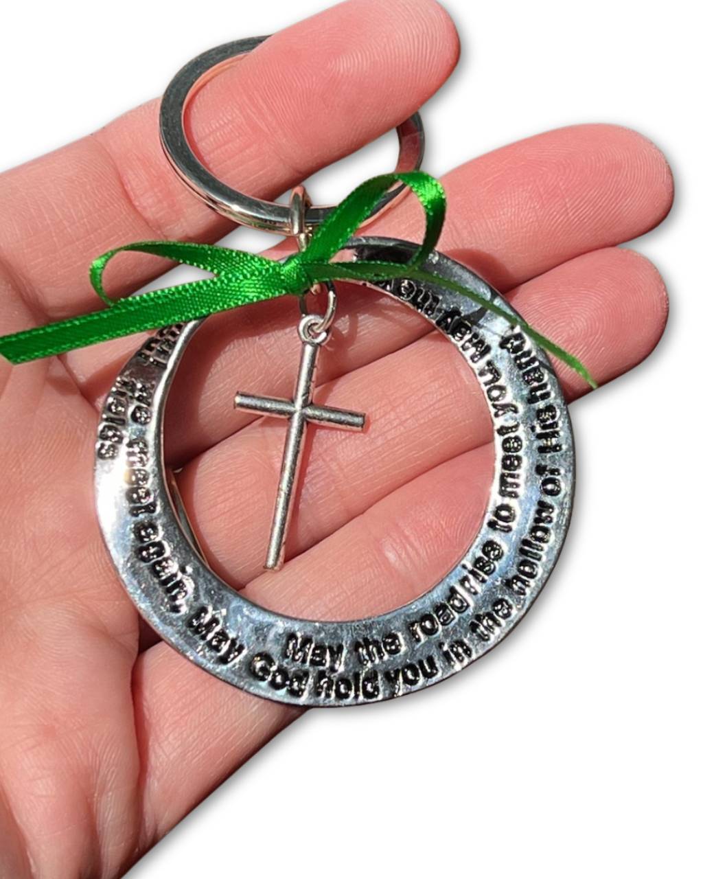 May the Road Rise up to Meet You, Irish Blessing Keyring