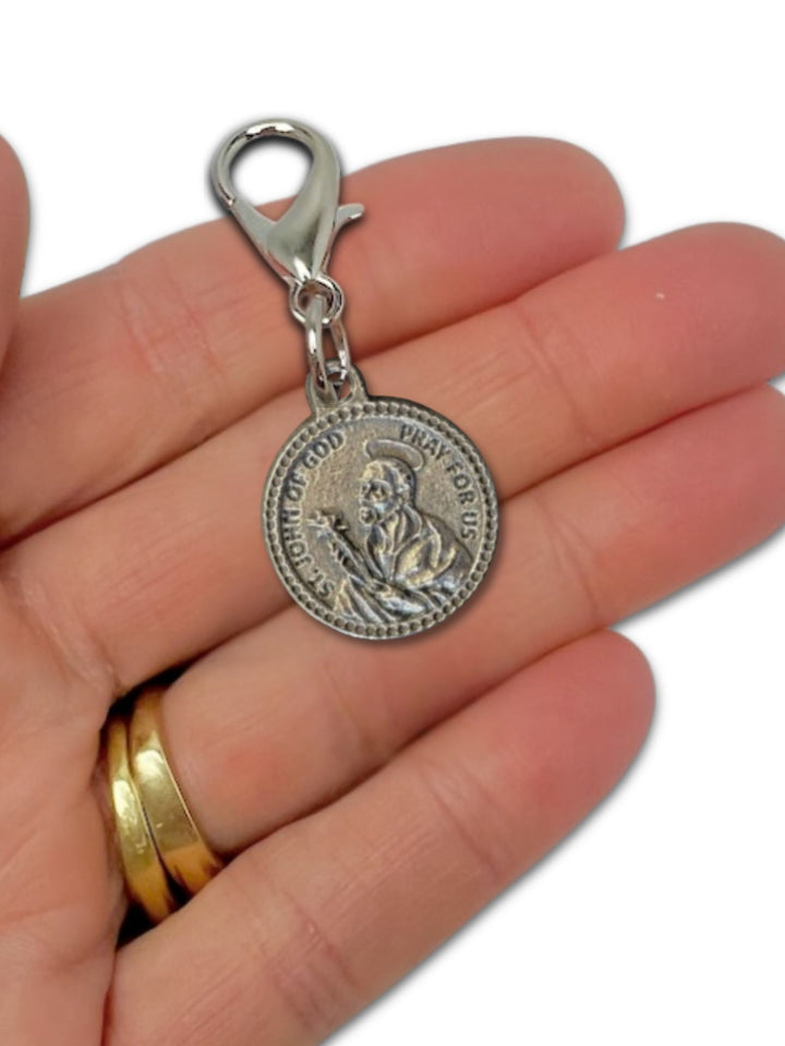 St John of God Rosary Marker or Zipper Pull