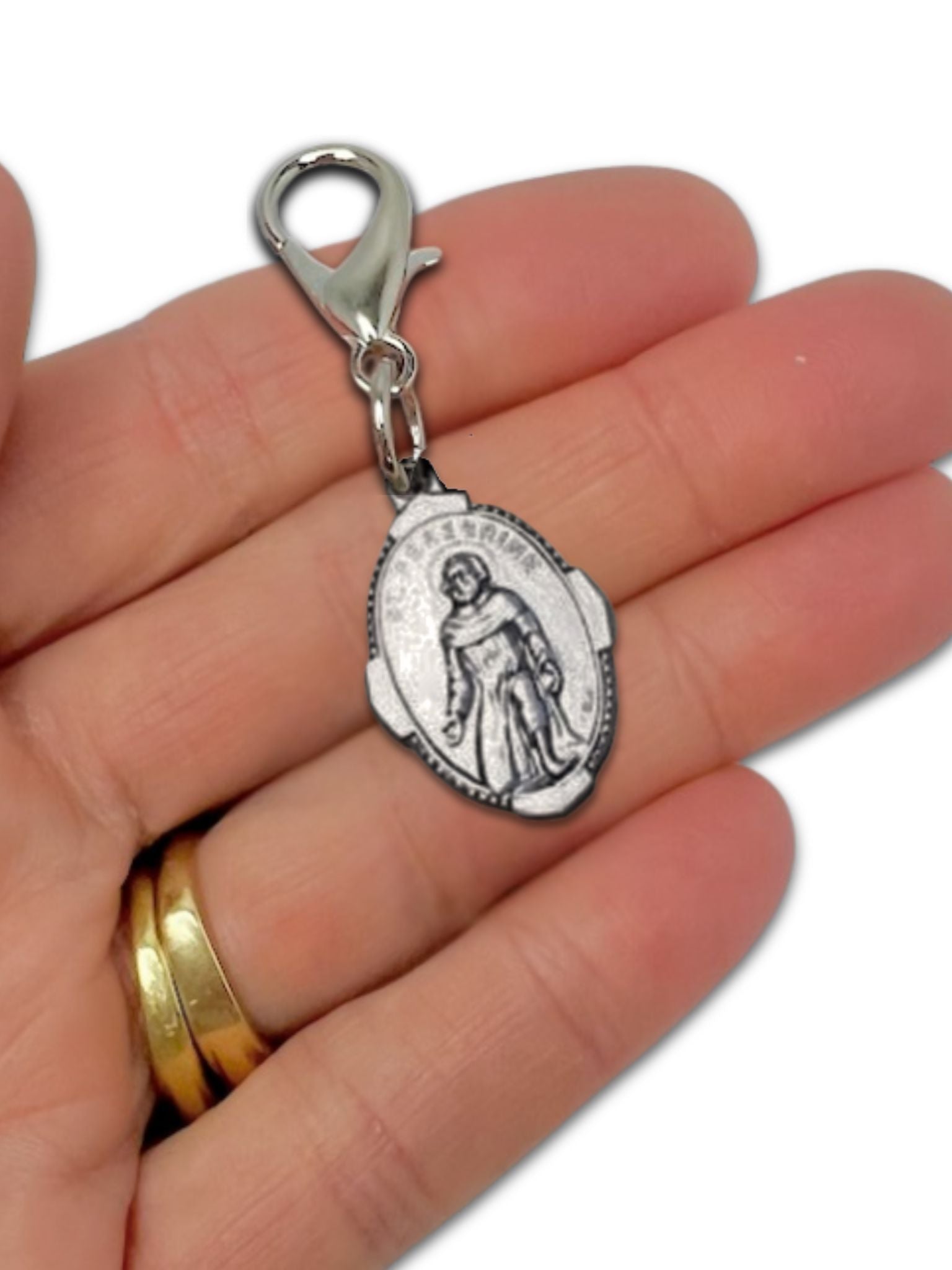St Peregrine Medal | Rosary Marker | Zipper Pull | Catholic