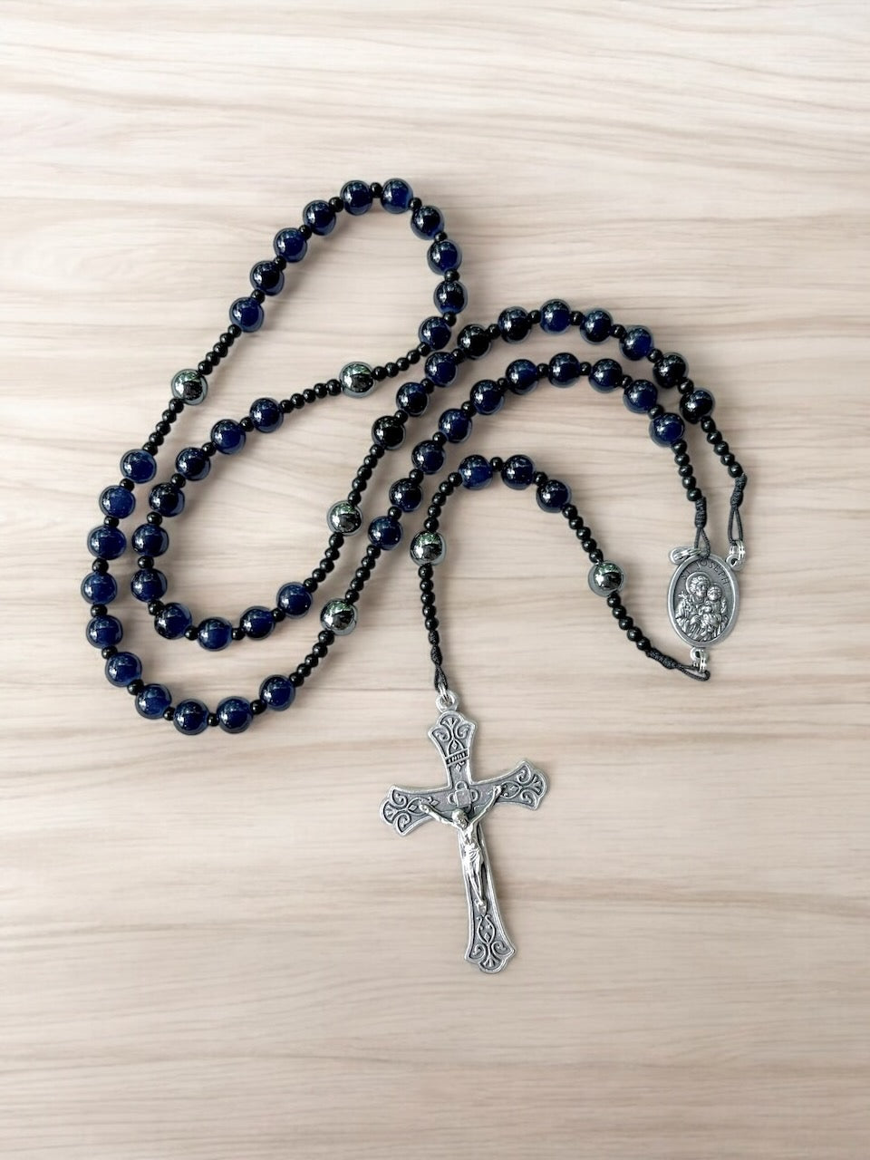 St. Joseph Holy Family Beaded Full Rosary