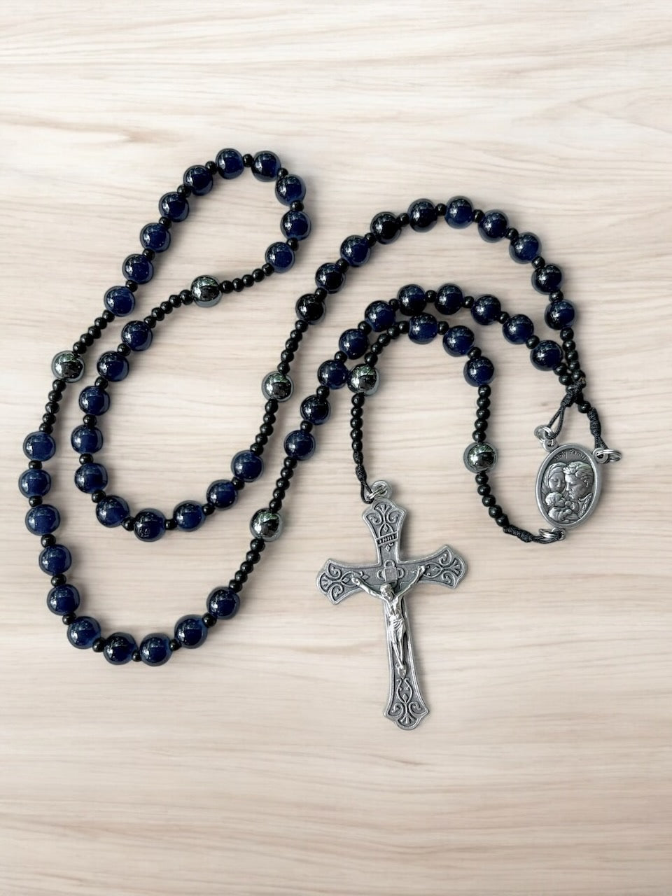 St. Joseph Holy Family Beaded Full Rosary
