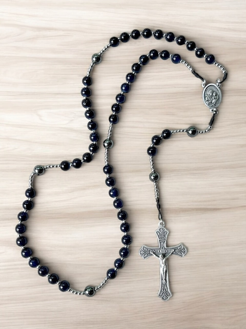 St. Joseph Holy Family Beaded Full Rosary