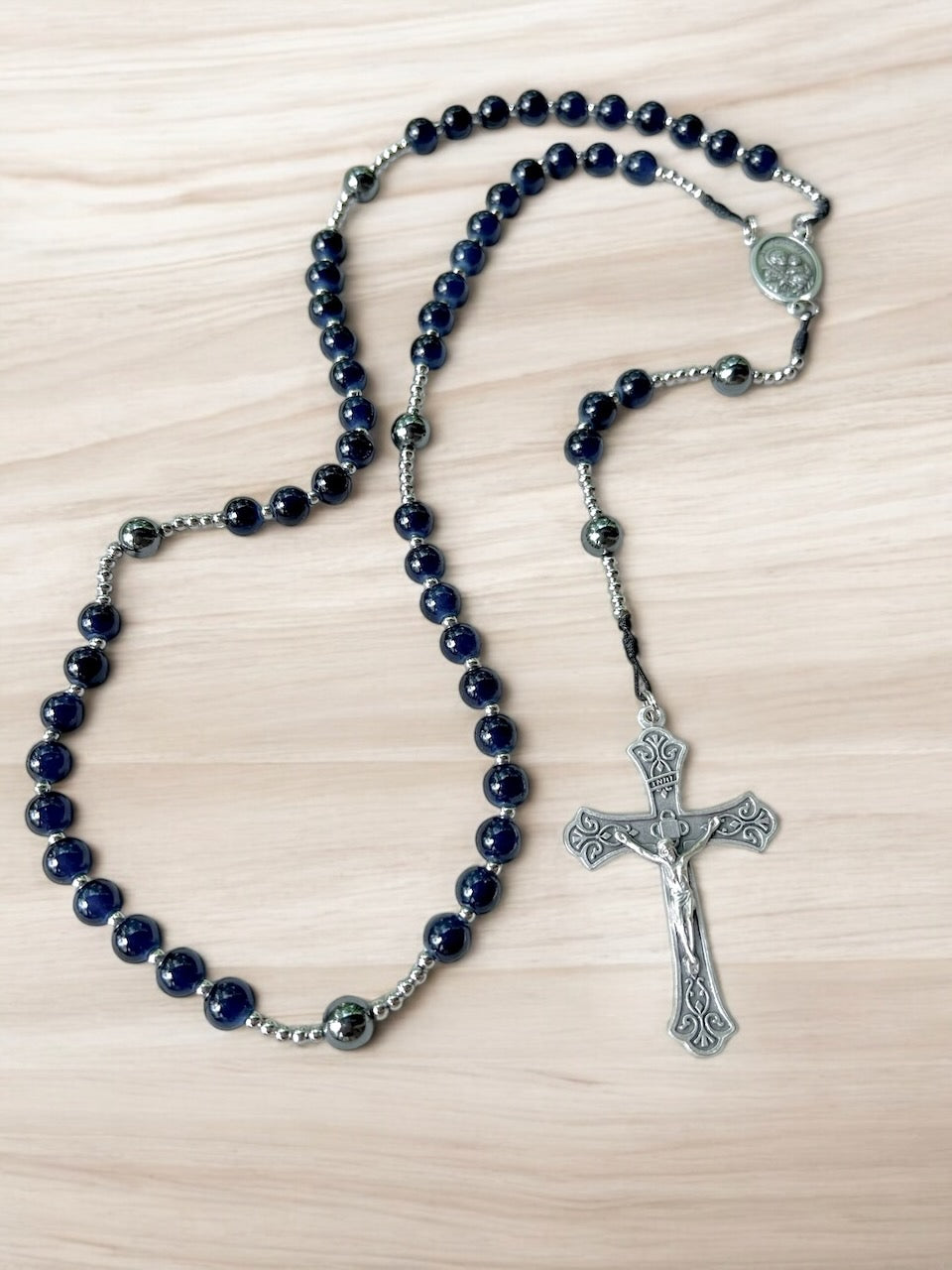 St. Joseph Holy Family Beaded Full Rosary