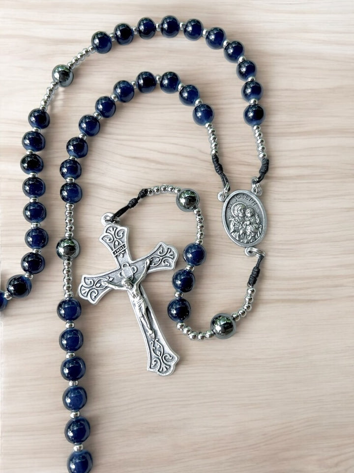 St. Joseph Holy Family Beaded Full Rosary