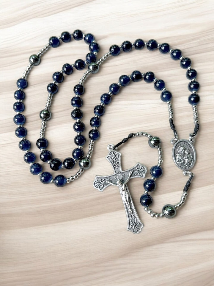 St. Joseph Holy Family Beaded Full Rosary