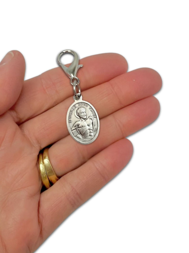 Limited Item – St. Dismas, The Good Thief Medal Rosary Marker or Zipper Pull