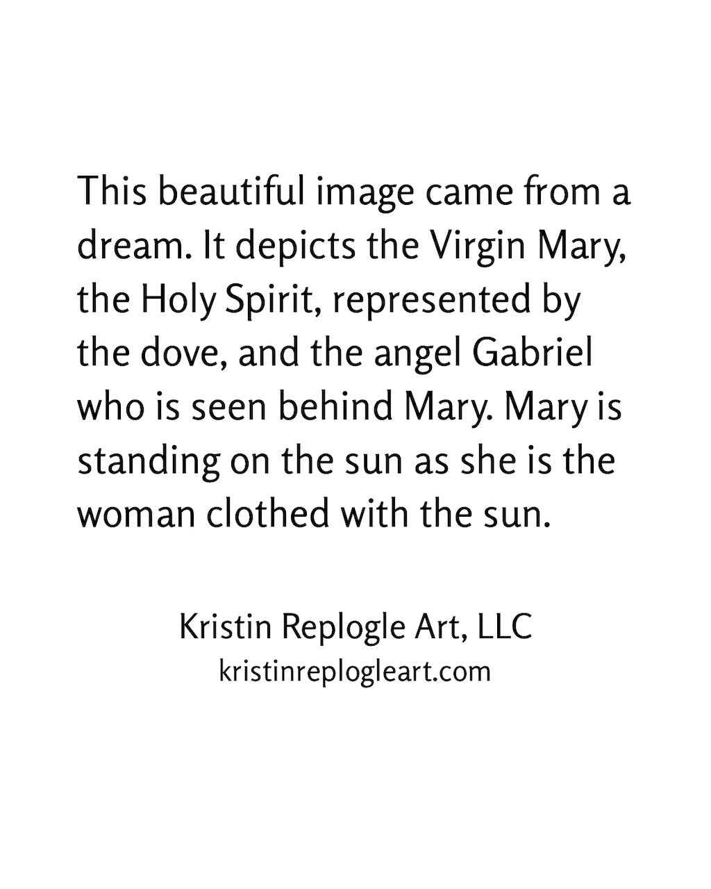 Journal: Annunciation by Kristin Replogle Art