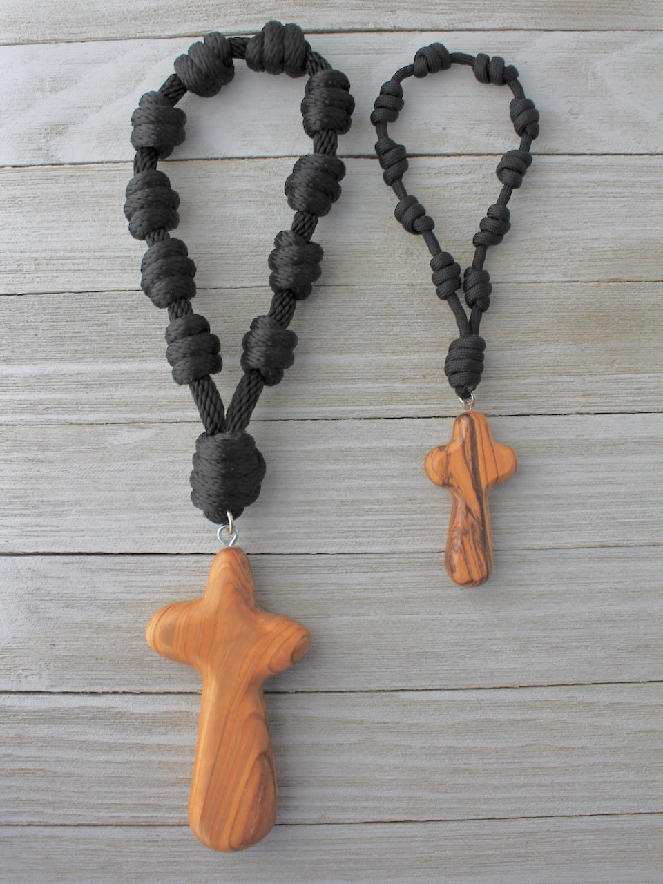 Sacred Simplicity Olive Wood Door Rosary