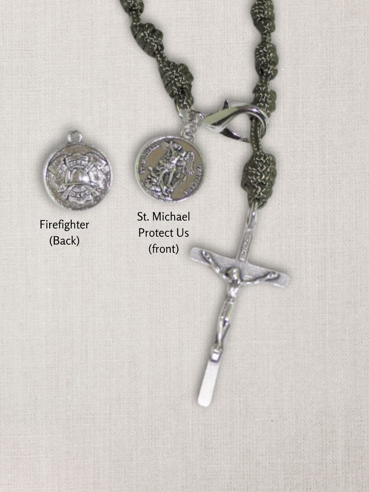 St. Michael Firefighter Travelers Pocket Rosary