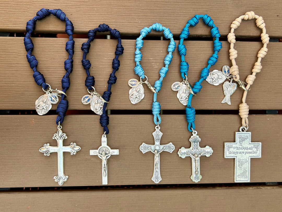 Pocket Rosary - PR60 - TRAVEL - CUSTOM - Knots of Grace