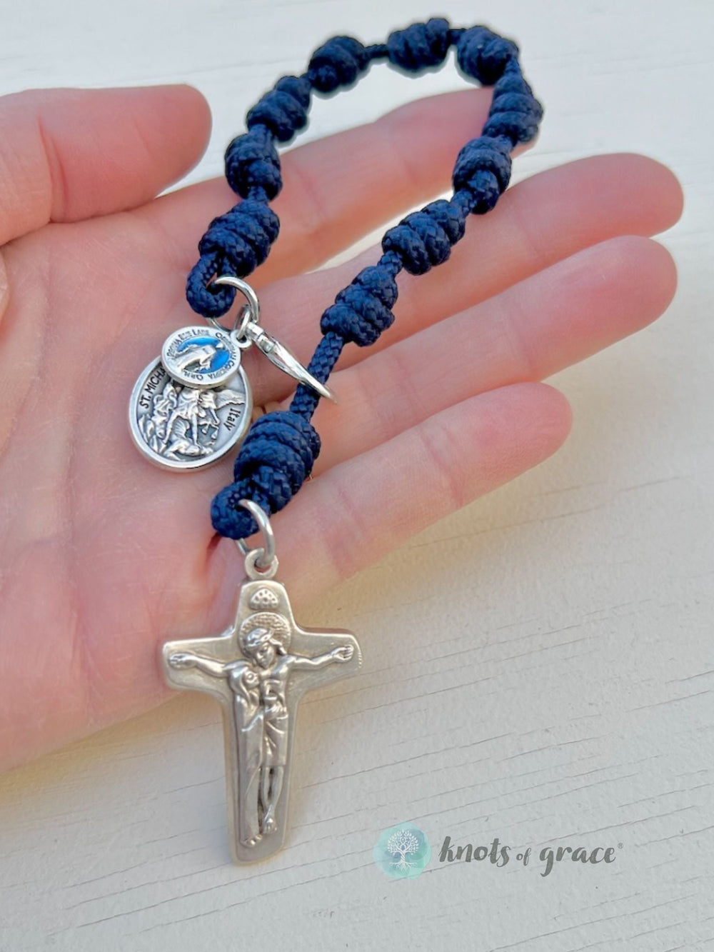 Pocket Rosary - PR64 - TR - N - Knots of Grace