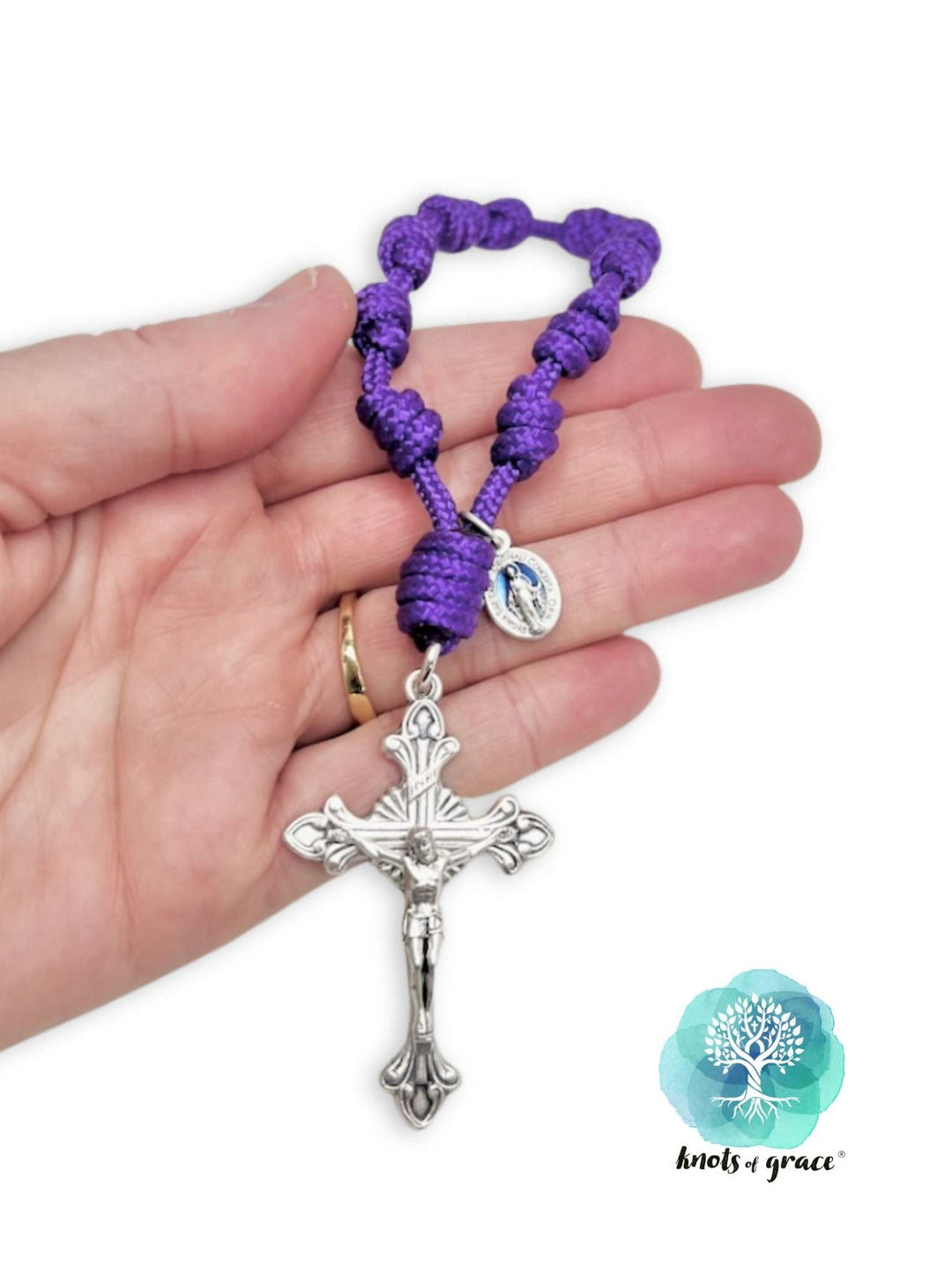 Pocket Rosary - PR54-P - Knots of Grace