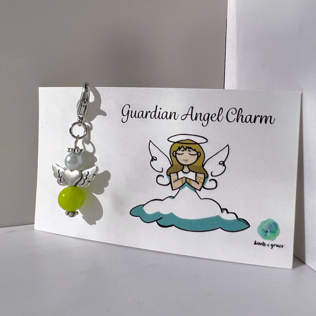 Charms and Medals - AC-LimeWhite - Knots of Grace